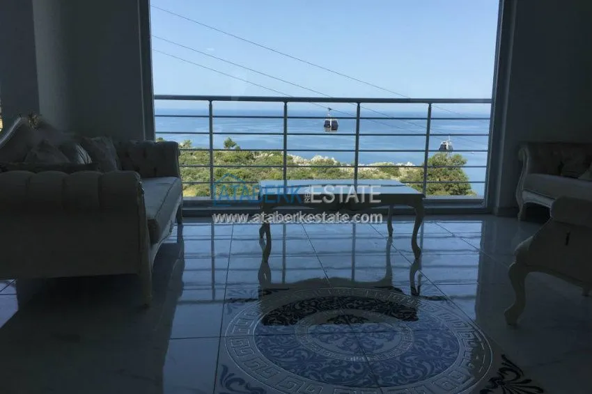 Эксклюзивная 3+1 в самом сердце Алании, на крепости, с потрясающим видом на море и пляж Клеопатры 9 