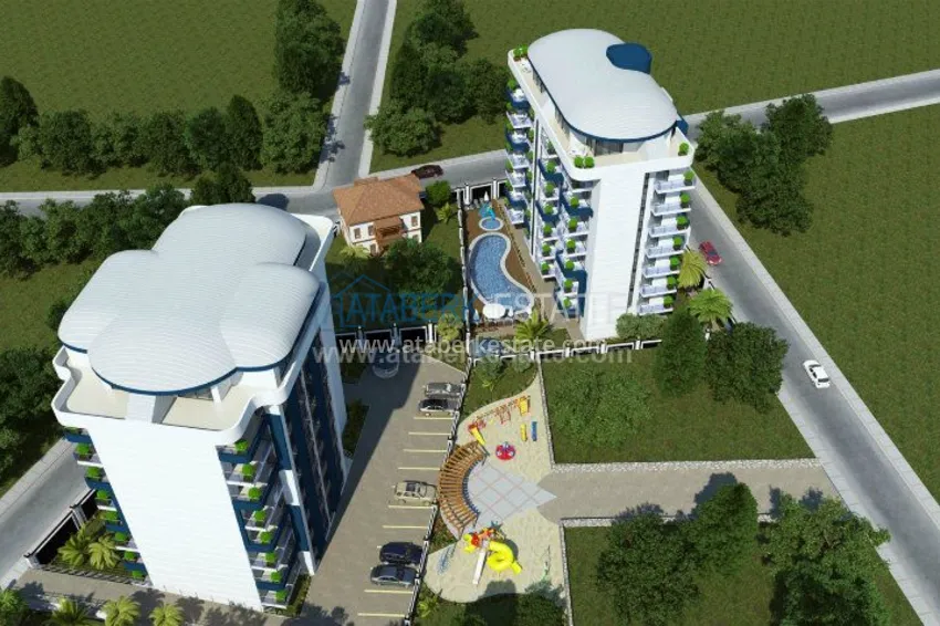 Современный комплекс в центре города от одного из крупнейших застройщиков Алании 3 