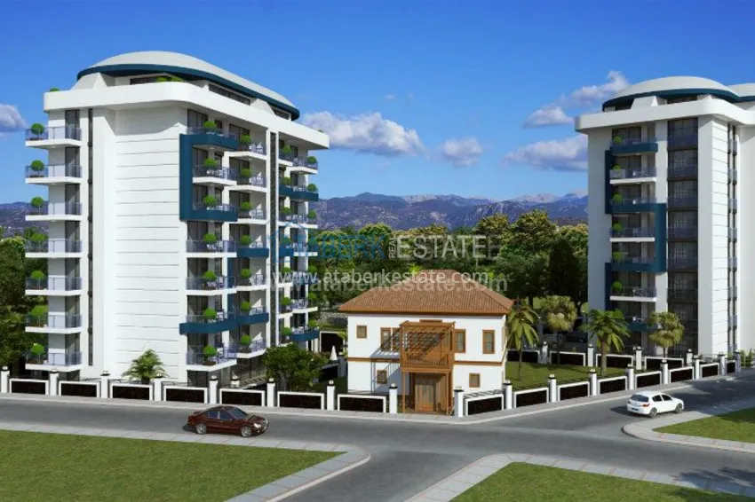 Современный комплекс в центре города от одного из крупнейших застройщиков Алании 4 