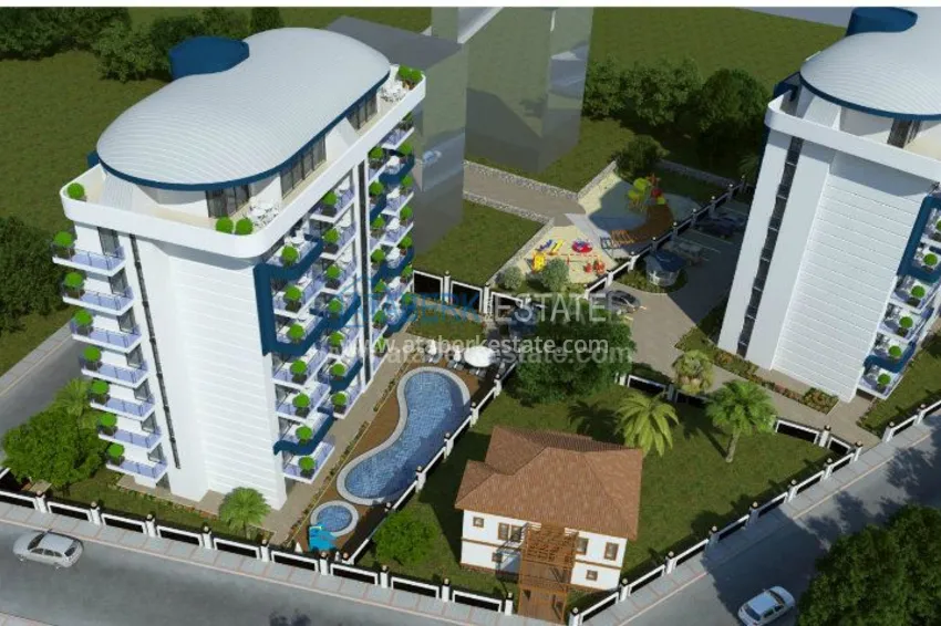 Современный комплекс в центре города от одного из крупнейших застройщиков Алании 6 