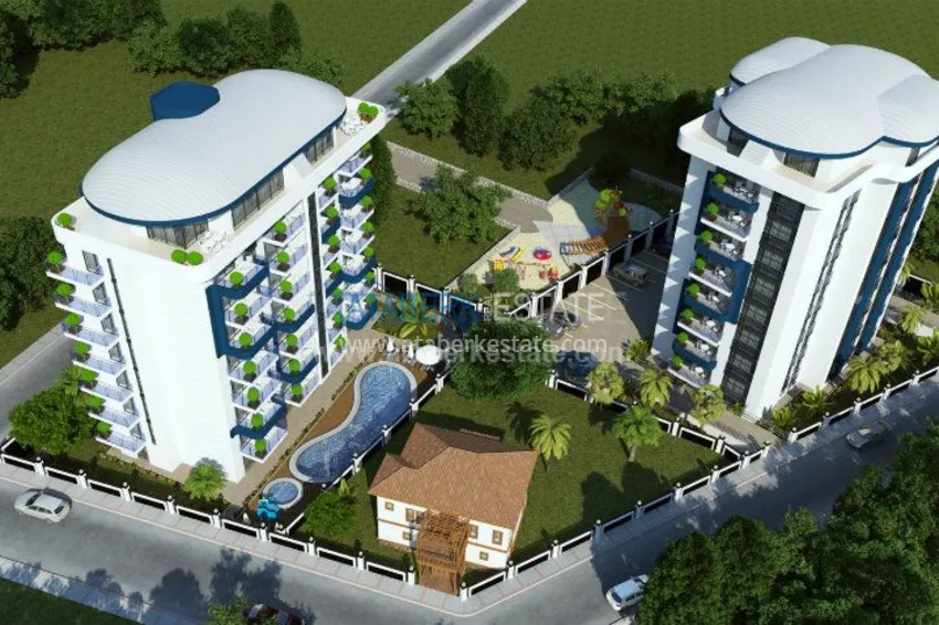 Современный комплекс в центре города от одного из крупнейших застройщиков Алании 8 