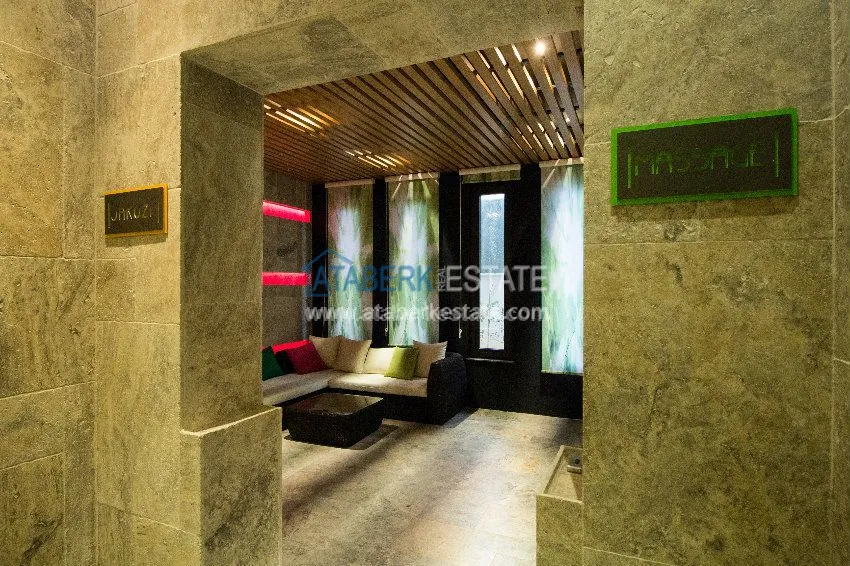 Укомплектованная квартира D-12 на аренду в одном из лучших районов Алании - Оба 13 