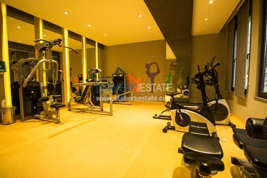 Укомплектованная квартира D-12 на аренду в одном из лучших районов Алании - Оба 17 