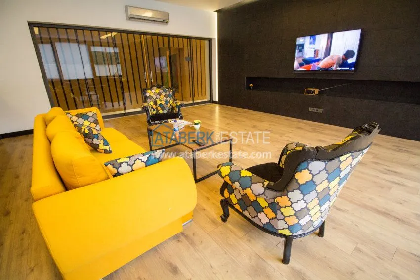 Квартира 1+1 в аренду D-8 в 50 метрах от моря в самом центре Оба 15 