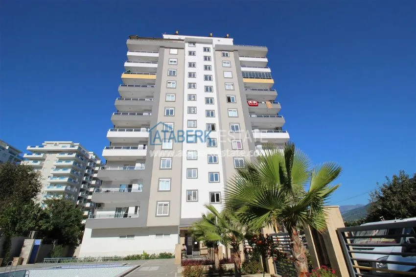 Уютная квартира в современном комплексе района Махмутларе 14 