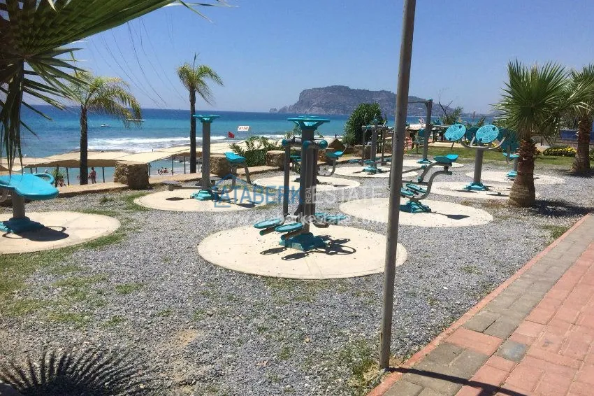 Меблированные апартаменты с двумя спальнями в районе Оба. 8 