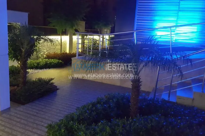 Двухкомнатные апартаменты с мебелью в центре Аланьи 12 