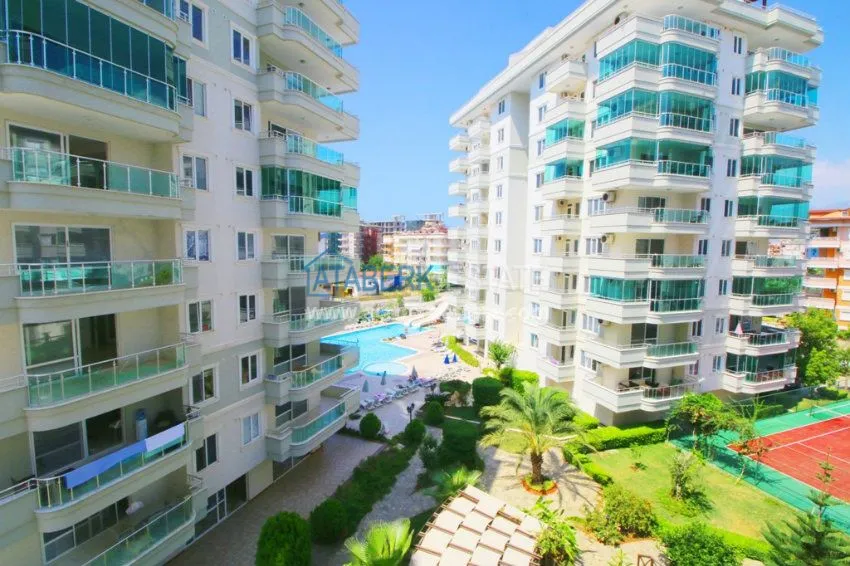 Апартаменты с двумя спальнями в престижном районе Оба  12 