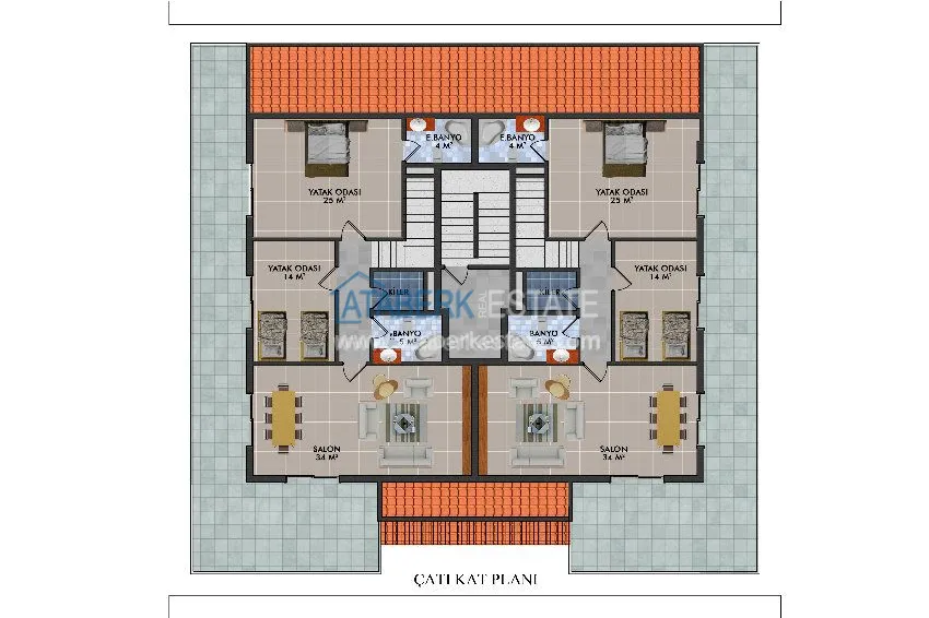 Большие квартиры с видом на всю Аланию напрямую от застройщика 12