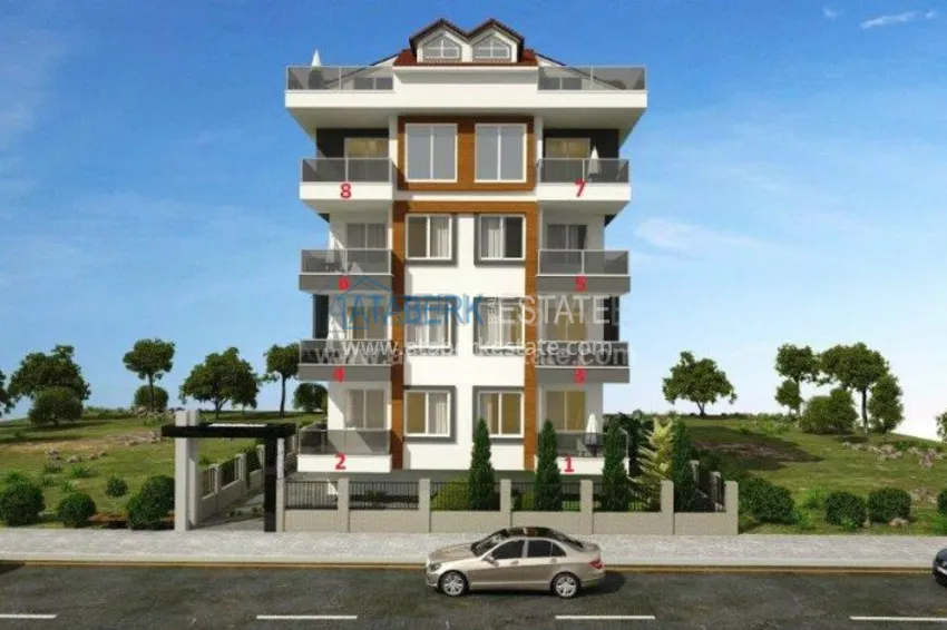 Квартира-дублекс в комплексе крупного застройщика в самом центре Алании 12