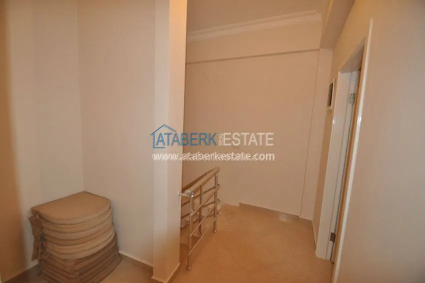 Квартира в Тосмуре с видом на море, горы и крепость Алании 7 