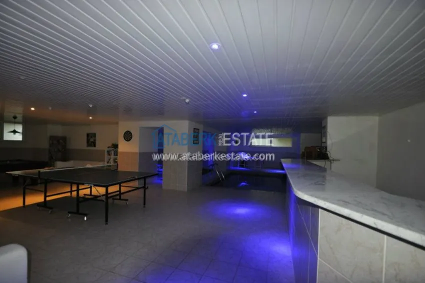 Квартира в Тосмуре с видом на море, горы и крепость Алании 8 