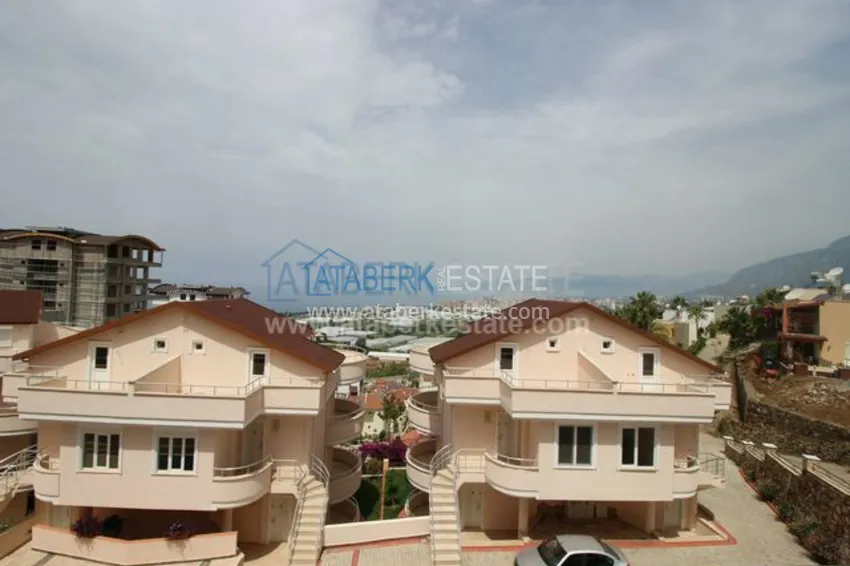 Вилла близнец 2+1 в Каргыджак с потрясающим панорамным видом на море 6 